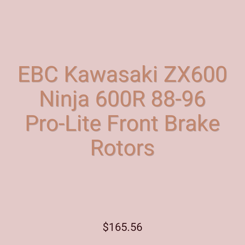 EBC Kawasaki ZX600 Ninja 600R 88-96 Pro-Lite Front Brake Rotors
