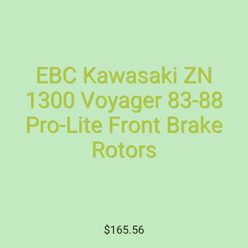 EBC Kawasaki ZN 1300 Voyager 83-88 Pro-Lite Front Brake Rotors