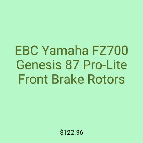 EBC Yamaha FZ700 Genesis 87 Pro-Lite Front Brake Rotors