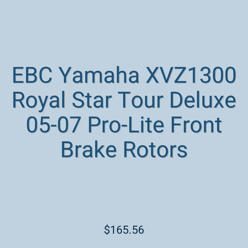 EBC Yamaha XVZ1300 Royal Star Tour Deluxe 05-07 Pro-Lite Front Brake Rotors