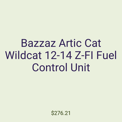 Bazzaz Artic Cat Wildcat 12-14 Z-FI Fuel Control Unit