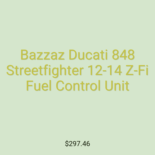 Bazzaz Ducati 848 Streetfighter 12-14 Z-Fi Fuel Control Unit
