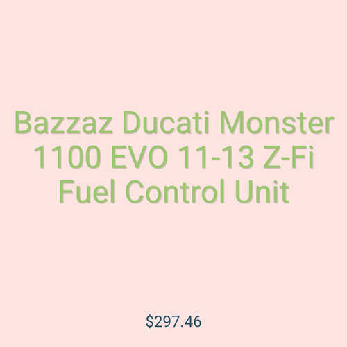 Bazzaz Ducati Monster 1100 EVO 11-13 Z-Fi Fuel Control Unit