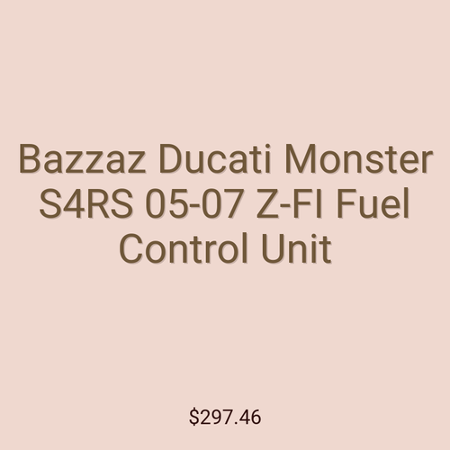 Bazzaz Ducati Monster S4RS 05-07 Z-FI Fuel Control Unit