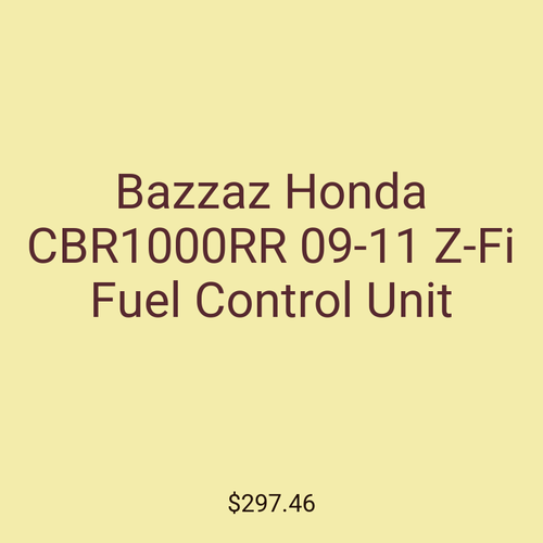 Bazzaz Honda CBR1000RR 09-11 Z-Fi Fuel Control Unit