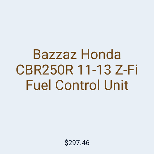 Bazzaz Honda CBR250R 11-13 Z-Fi Fuel Control Unit