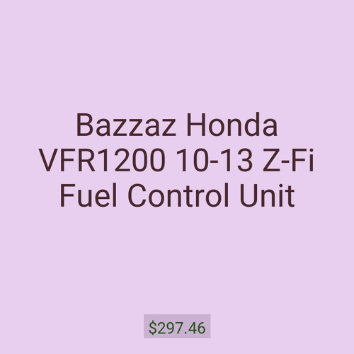 Bazzaz Honda VFR1200 10-13 Z-Fi Fuel Control Unit