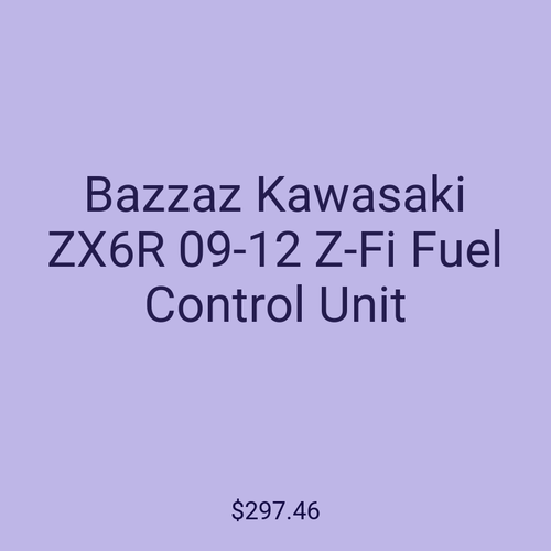 Bazzaz Kawasaki ZX6R 09-12 Z-Fi Fuel Control Unit