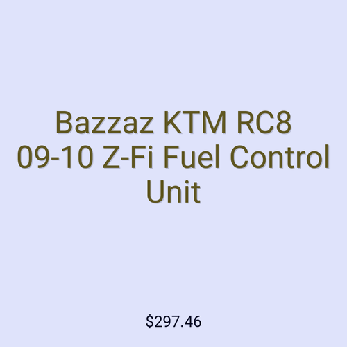 Bazzaz KTM RC8 09-10 Z-Fi Fuel Control Unit
