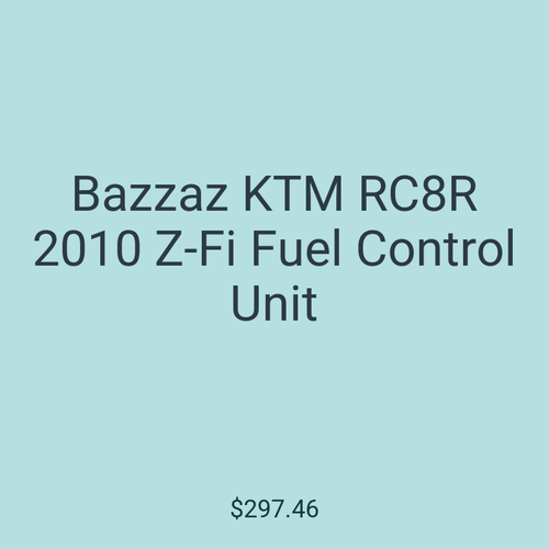 Bazzaz KTM RC8R 2010 Z-Fi Fuel Control Unit