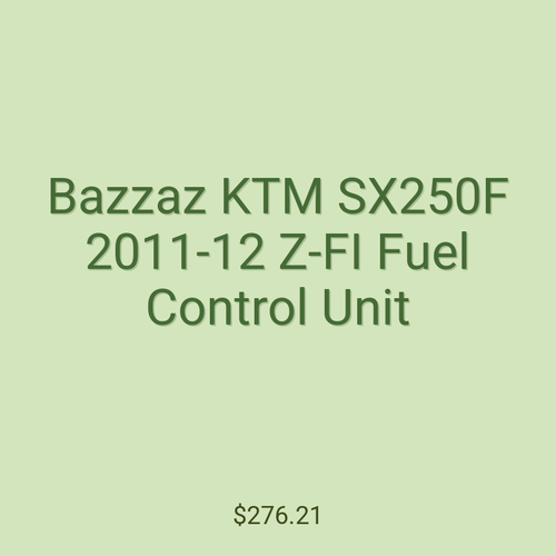 Bazzaz KTM SX250F 2011-12 Z-FI Fuel Control Unit
