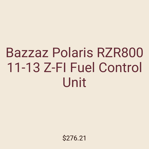 Bazzaz Polaris RZR800 11-13 Z-FI Fuel Control Unit