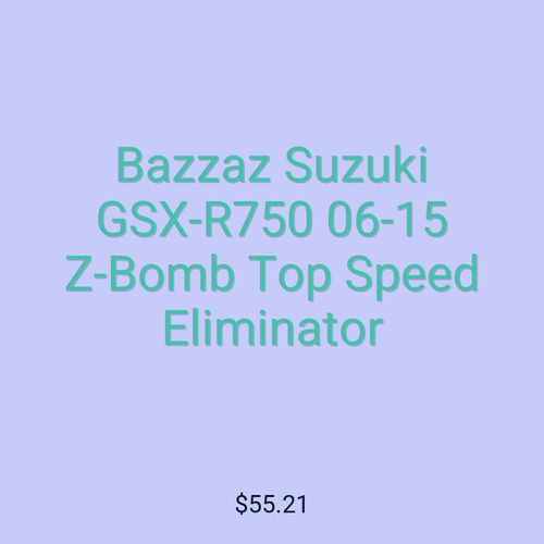 Bazzaz Suzuki GSX-R750 06-15 Z-Bomb Top Speed Eliminator