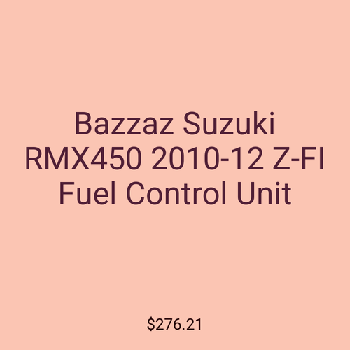 Bazzaz Suzuki RMX450 2010-12 Z-FI Fuel Control Unit