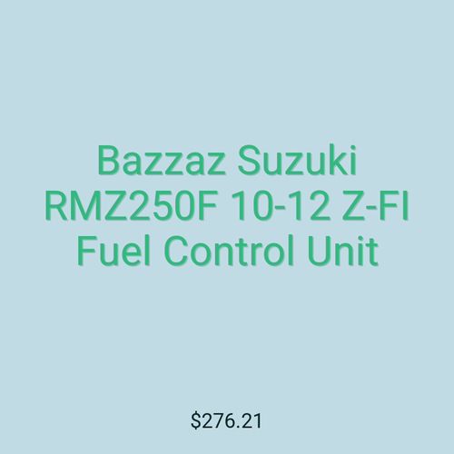 Bazzaz Suzuki RMZ250F 10-12 Z-FI Fuel Control Unit