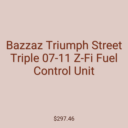 Bazzaz Triumph Street Triple 07-11 Z-Fi Fuel Control Unit