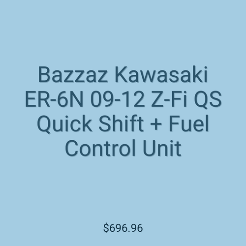 Bazzaz Kawasaki ER-6N 09-12 Z-Fi QS Quick Shift + Fuel Control Unit