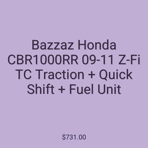Bazzaz Honda CBR1000RR 09-11 Z-Fi TC Traction + Quick Shift + Fuel Unit