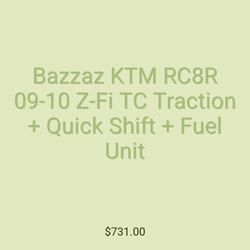 Bazzaz KTM RC8R 09-10 Z-Fi TC Traction + Quick Shift + Fuel Unit