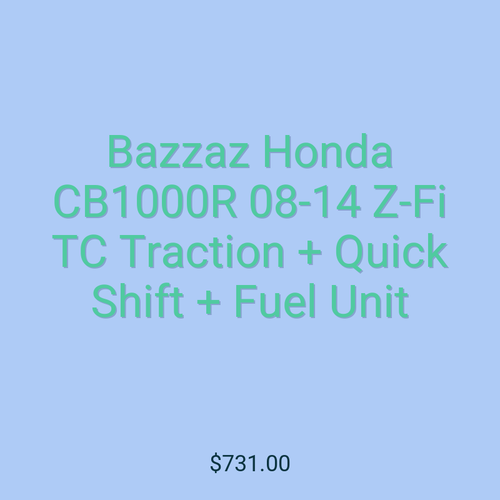 Bazzaz Honda CB1000R 08-14 Z-Fi TC Traction + Quick Shift + Fuel Unit