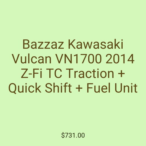 Bazzaz Kawasaki Vulcan VN1700 2014 Z-Fi TC Traction + Quick Shift + Fuel Unit
