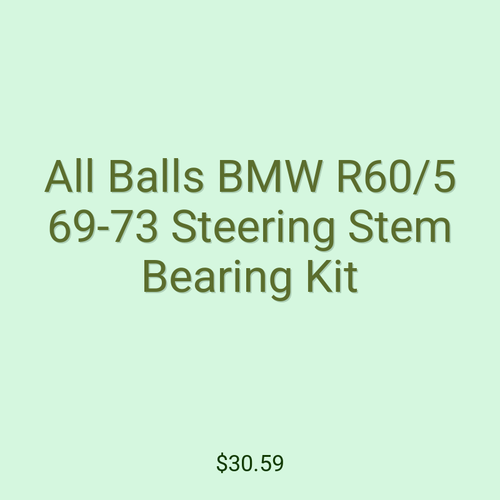 All Balls BMW R60/5 69-73 Steering Stem Bearing Kit