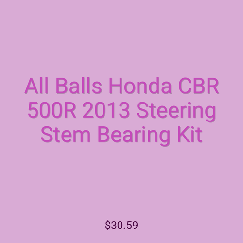 All Balls Honda CBR 500R 2013 Steering Stem Bearing Kit