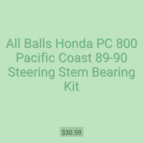 All Balls Honda PC 800 Pacific Coast 89-90 Steering Stem Bearing Kit