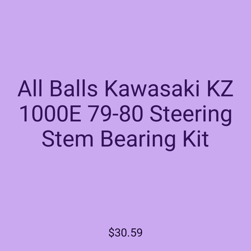 All Balls Kawasaki KZ 1000E 79-80 Steering Stem Bearing Kit
