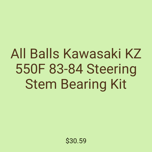 All Balls Kawasaki KZ 550F 83-84 Steering Stem Bearing Kit