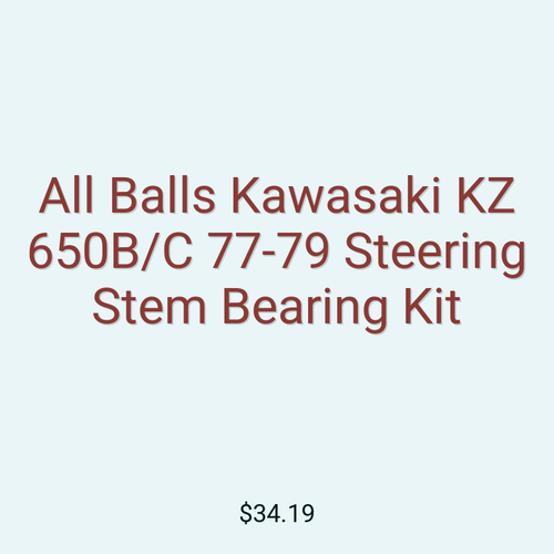 All Balls Kawasaki KZ 650B/C 77-79 Steering Stem Bearing Kit