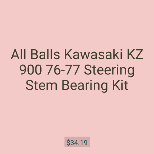All Balls Kawasaki KZ 900 76-77 Steering Stem Bearing Kit