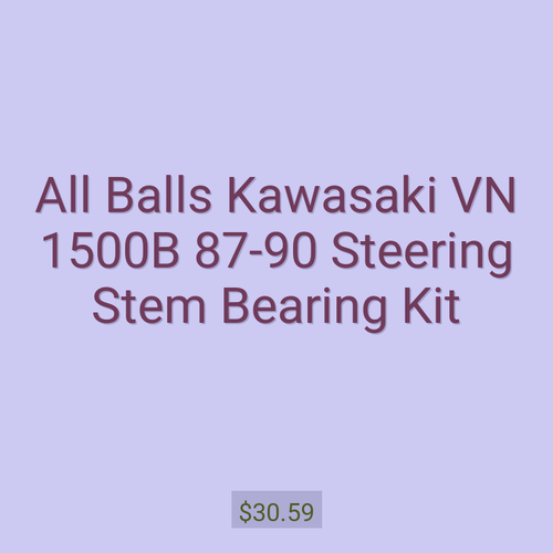 All Balls Kawasaki VN 1500B 87-90 Steering Stem Bearing Kit