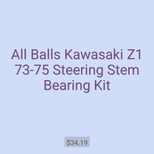 All Balls Kawasaki Z1 73-75 Steering Stem Bearing Kit