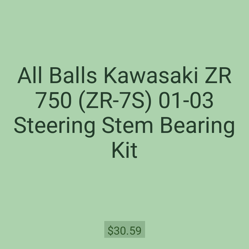 All Balls Kawasaki ZR 750 (ZR-7S) 01-03 Steering Stem Bearing Kit