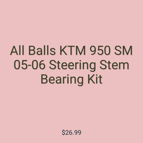 All Balls KTM 950 SM 05-06 Steering Stem Bearing Kit
