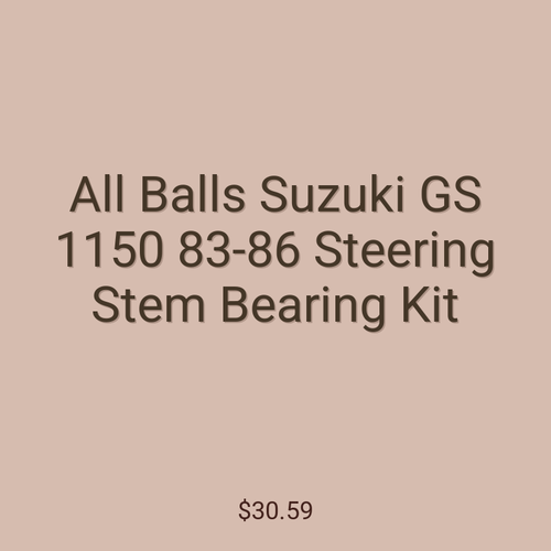 All Balls Suzuki GS 1150 83-86 Steering Stem Bearing Kit
