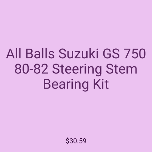 All Balls Suzuki GS 750 80-82 Steering Stem Bearing Kit