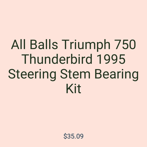 All Balls Triumph 750 Thunderbird 1995 Steering Stem Bearing Kit
