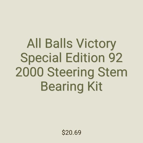 All Balls Victory Special Edition 92 2000 Steering Stem Bearing Kit