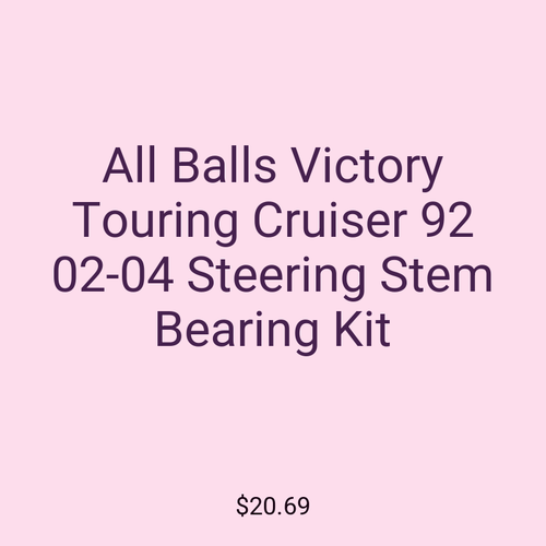 All Balls Victory Touring Cruiser 92 02-04 Steering Stem Bearing Kit