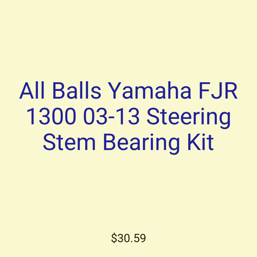 All Balls Yamaha FJR 1300 03-13 Steering Stem Bearing Kit