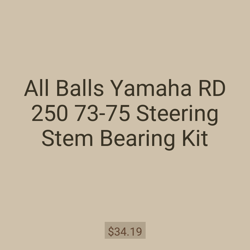 All Balls Yamaha RD 250 73-75 Steering Stem Bearing Kit