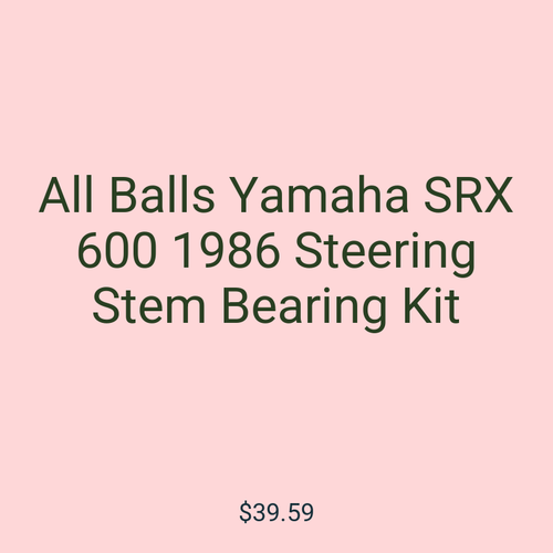 All Balls Yamaha SRX 600 1986 Steering Stem Bearing Kit