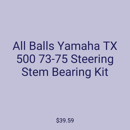 All Balls Yamaha TX 500 73-75 Steering Stem Bearing Kit