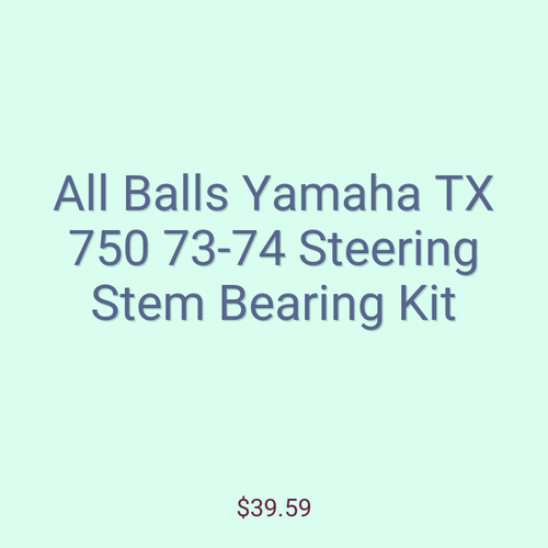 All Balls Yamaha TX 750 73-74 Steering Stem Bearing Kit