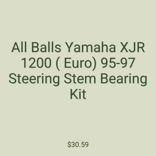All Balls Yamaha XJR 1200 ( Euro) 95-97 Steering Stem Bearing Kit