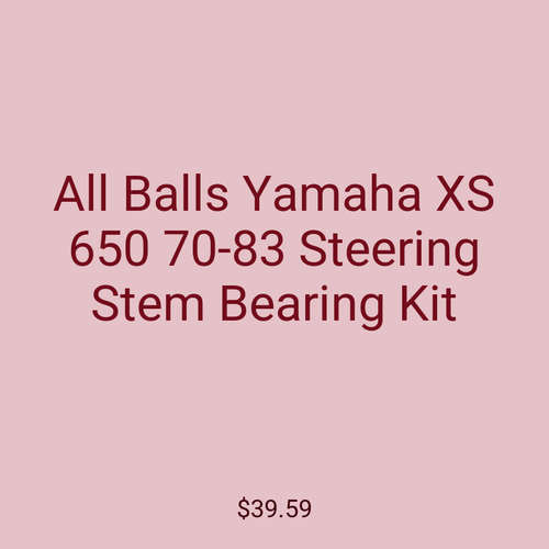 All Balls Yamaha XS 650 70-83 Steering Stem Bearing Kit