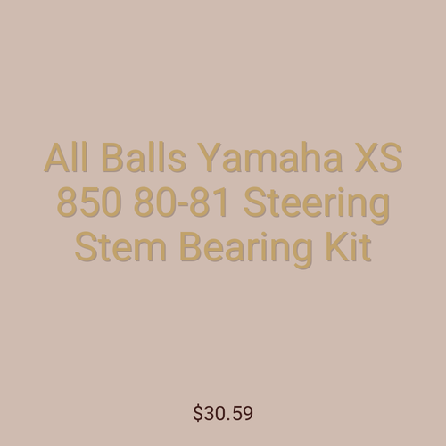 All Balls Yamaha XS 850 80-81 Steering Stem Bearing Kit