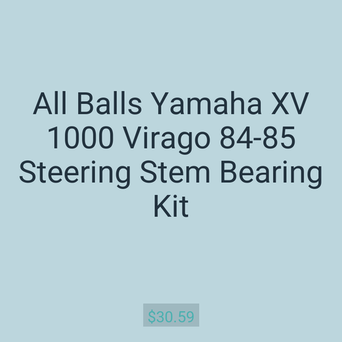 All Balls Yamaha XV 1000 Virago 84-85 Steering Stem Bearing Kit